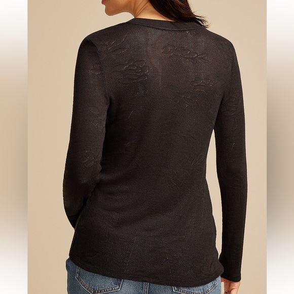 Maurice’s Floral Jacquard Mesh Top - Picture 2 of 12